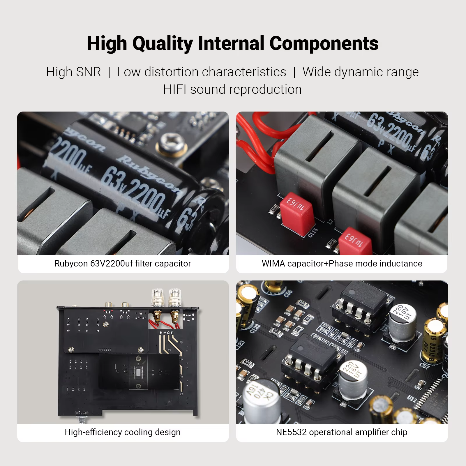 AIYIMA A80 Upgraded TPA3255 DAC Bluetooth PFFB Stereo Power Amplifier 300Wx2 Class D HiRes Digital Amp RCA TRS OPT COA USB Input