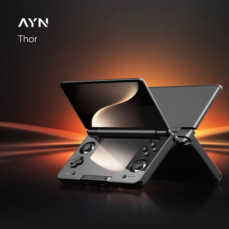 AYN Thor Android Handheld Dual Screen Clamshell 6'' AMOLED Screen 1080p Gaming Entertainment Device view 5