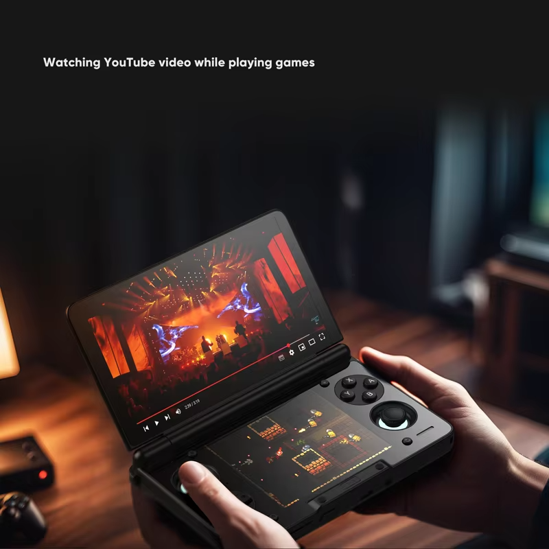 AYN Thor Android Handheld Dual Screen Clamshell 6'' AMOLED Screen 1080p Gaming Entertainment Device view 6