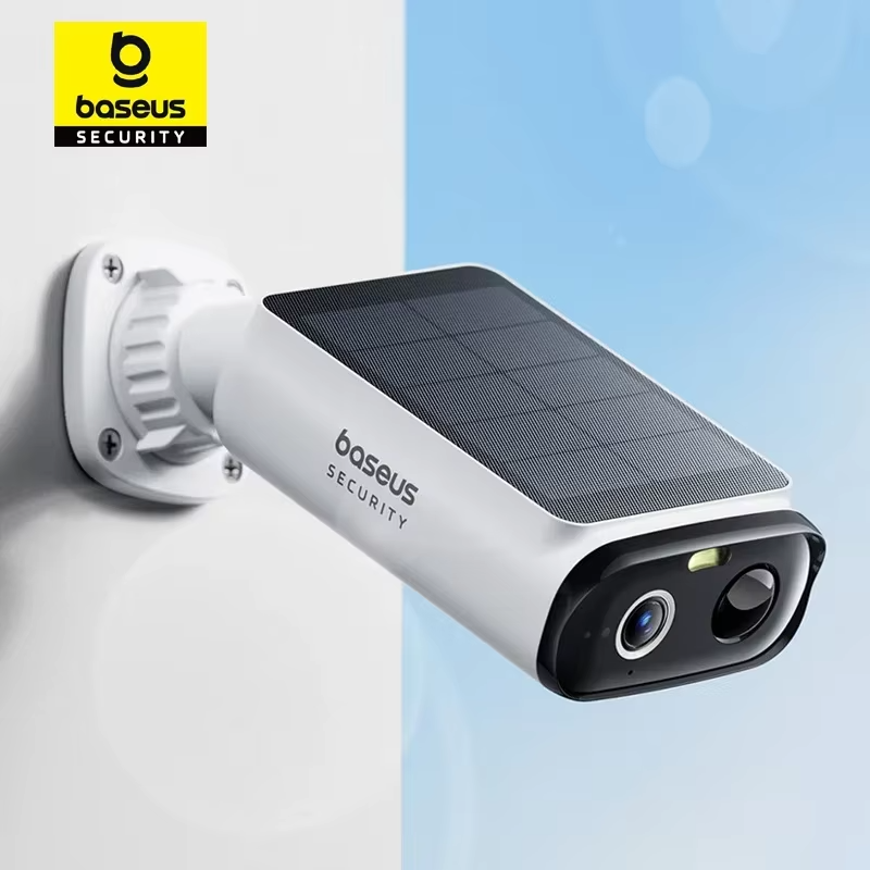 Baseus S1 Lite Solar Security Camera — Wireless Outdoor, 2K, 135° FOV, IP67 view 6