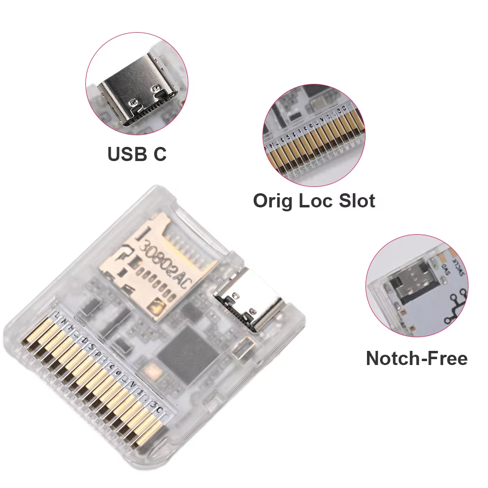 Chiscart DSpico USB C Version Game Cartridge For NDS NDSL DSi 3DS Consoles view 5