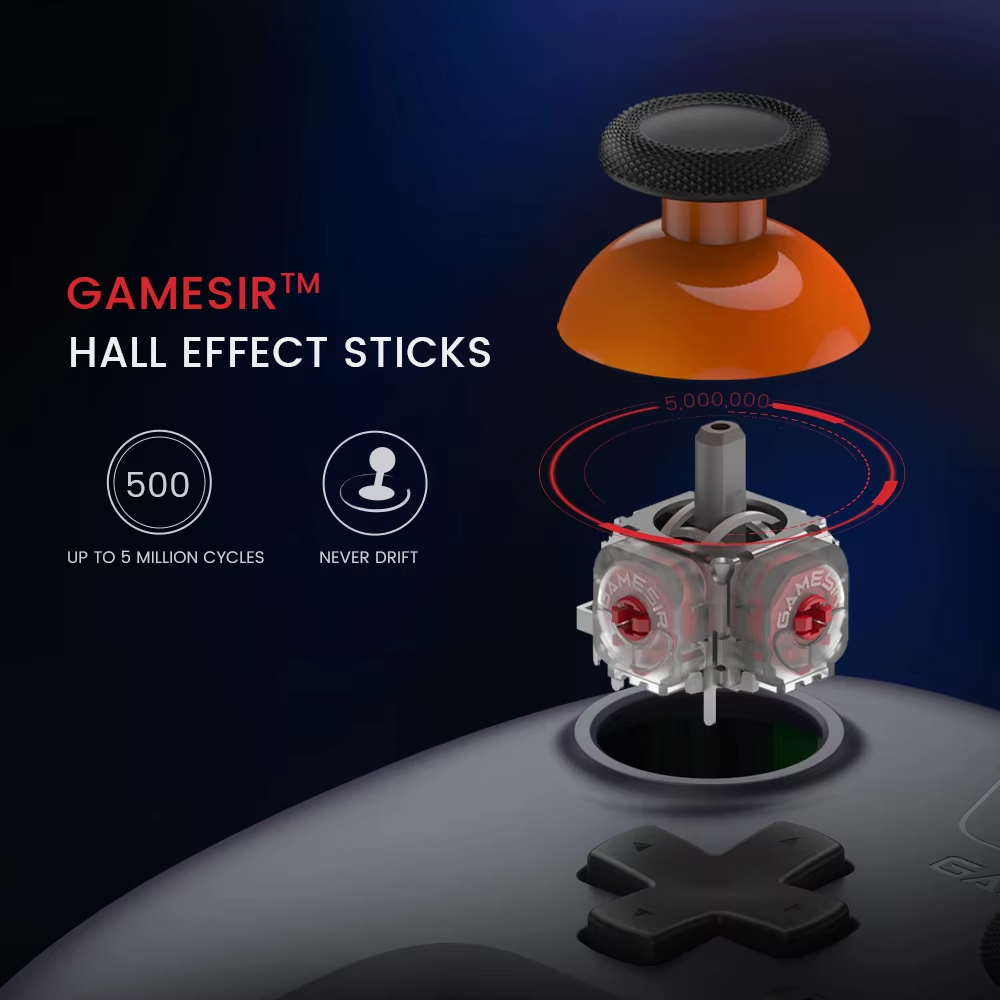 GameSir Nova Lite Switch Controller Gaming Gamepad with Hall Effect for Nintendo Switch iPhone Android Cellphone PC view 3