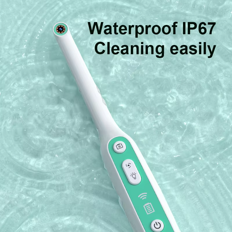INSKAM Visual Mouth Camera — Wi-Fi Oral Examination Camera, IP67, 1440P view 6