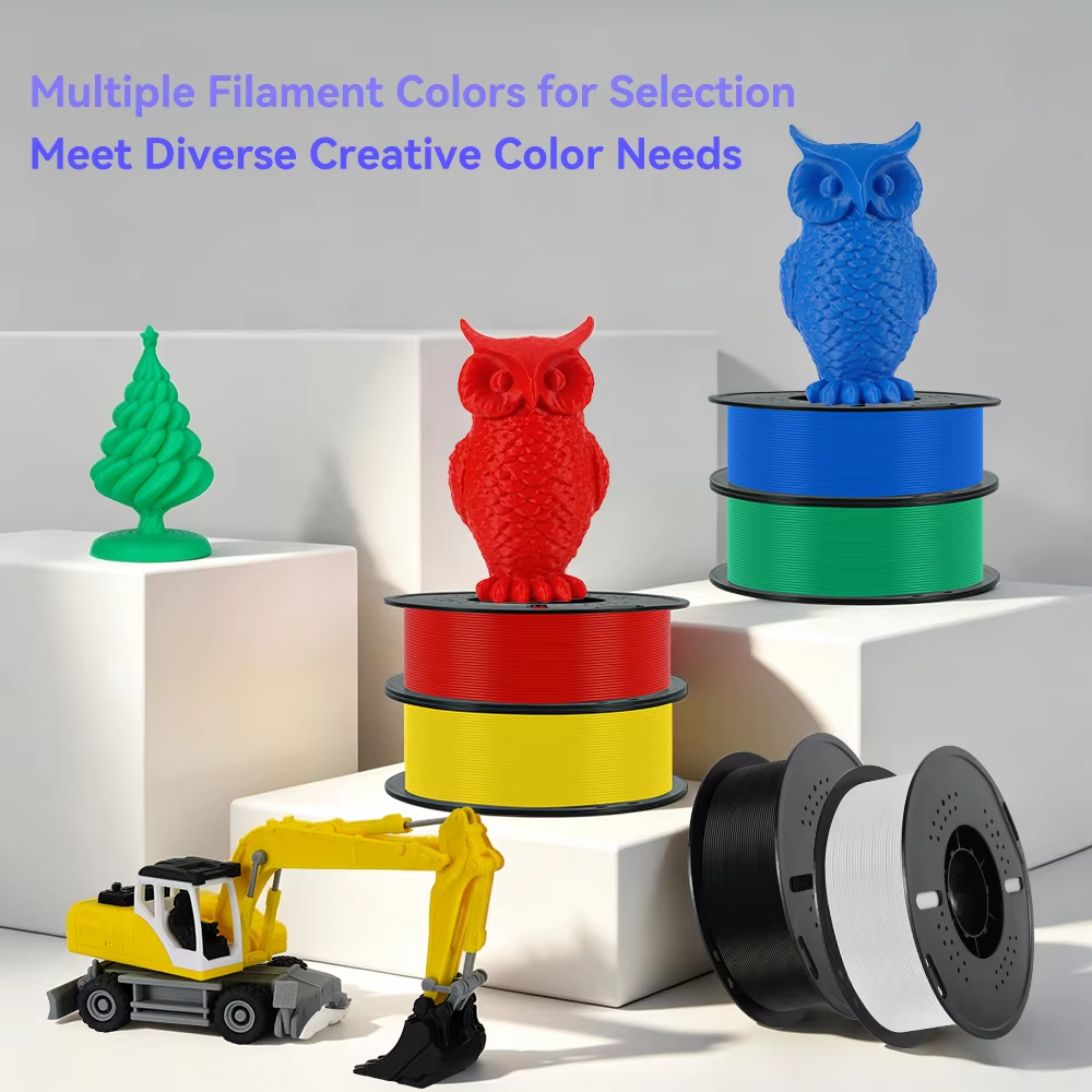 KINGROON 22LBS PETG/PLA Filament — 10 Rolls 1KG 1.75mm