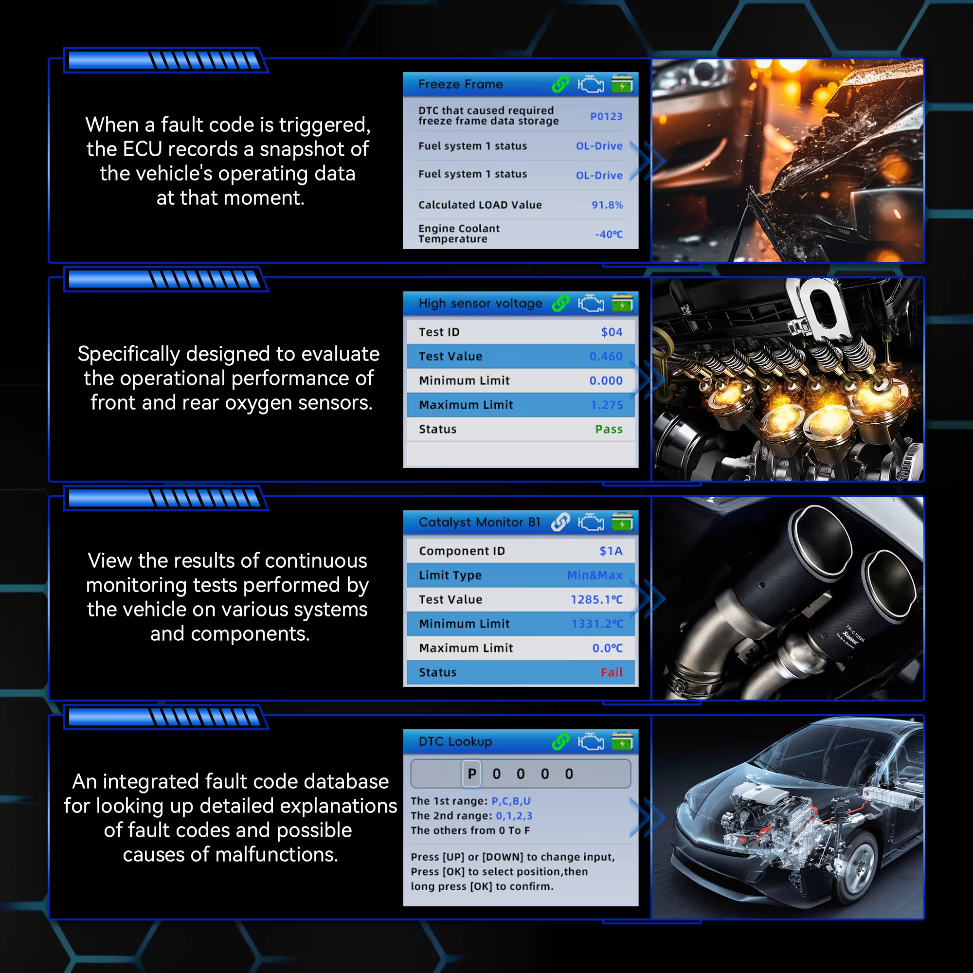 2026 KONNWEI KW330 OBD2 Scanner — Full Fault Diagnostics, Engine & Battery Test, Code Clear