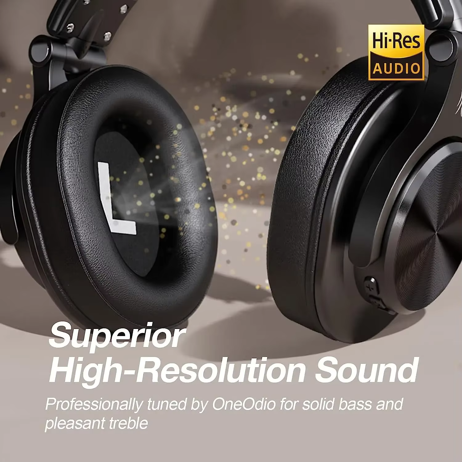 Oneodio Fusion A70 Headphones โ Hi-Res BT, 72H, Over-Ear Studio Monitor view 5