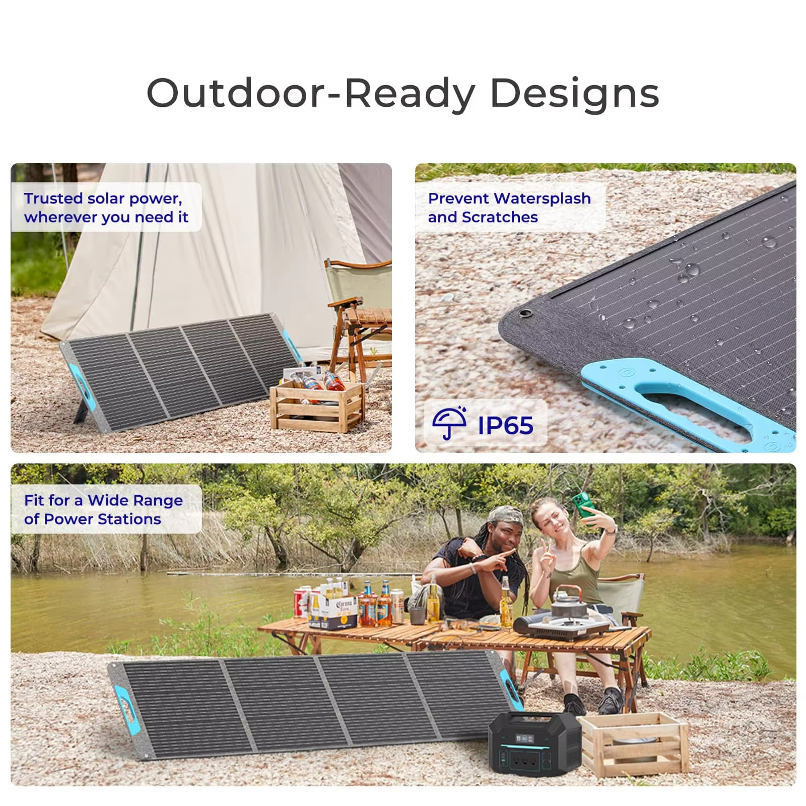 Renogy 200W Portable Solar Panel view 3