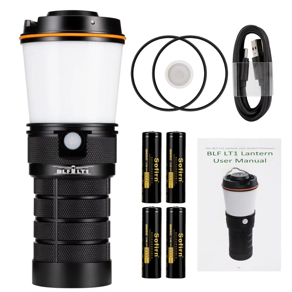 Sofirn LT1 Lantern — Anduril 2.0, USB-C Rechargeable, 8x TN-3535 Camping Light view 4