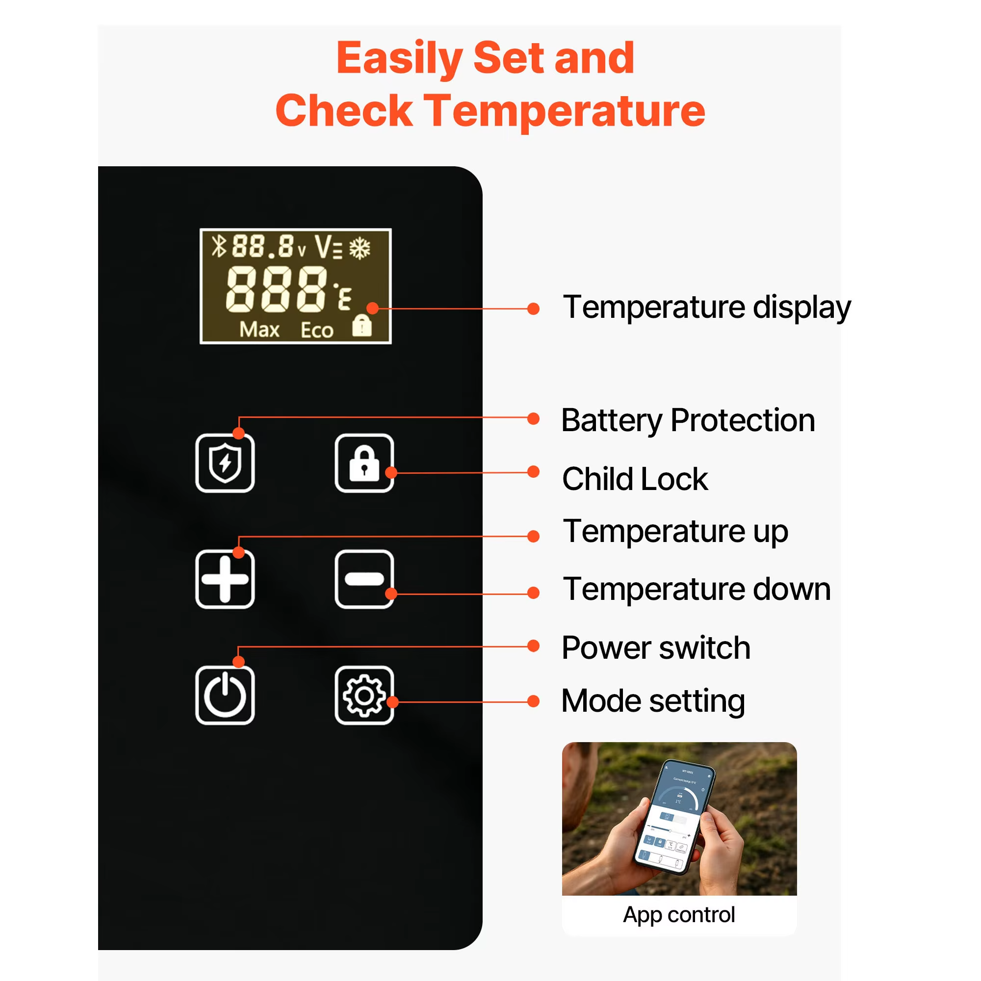Succebuy Portable Car Cooler Refrigerator