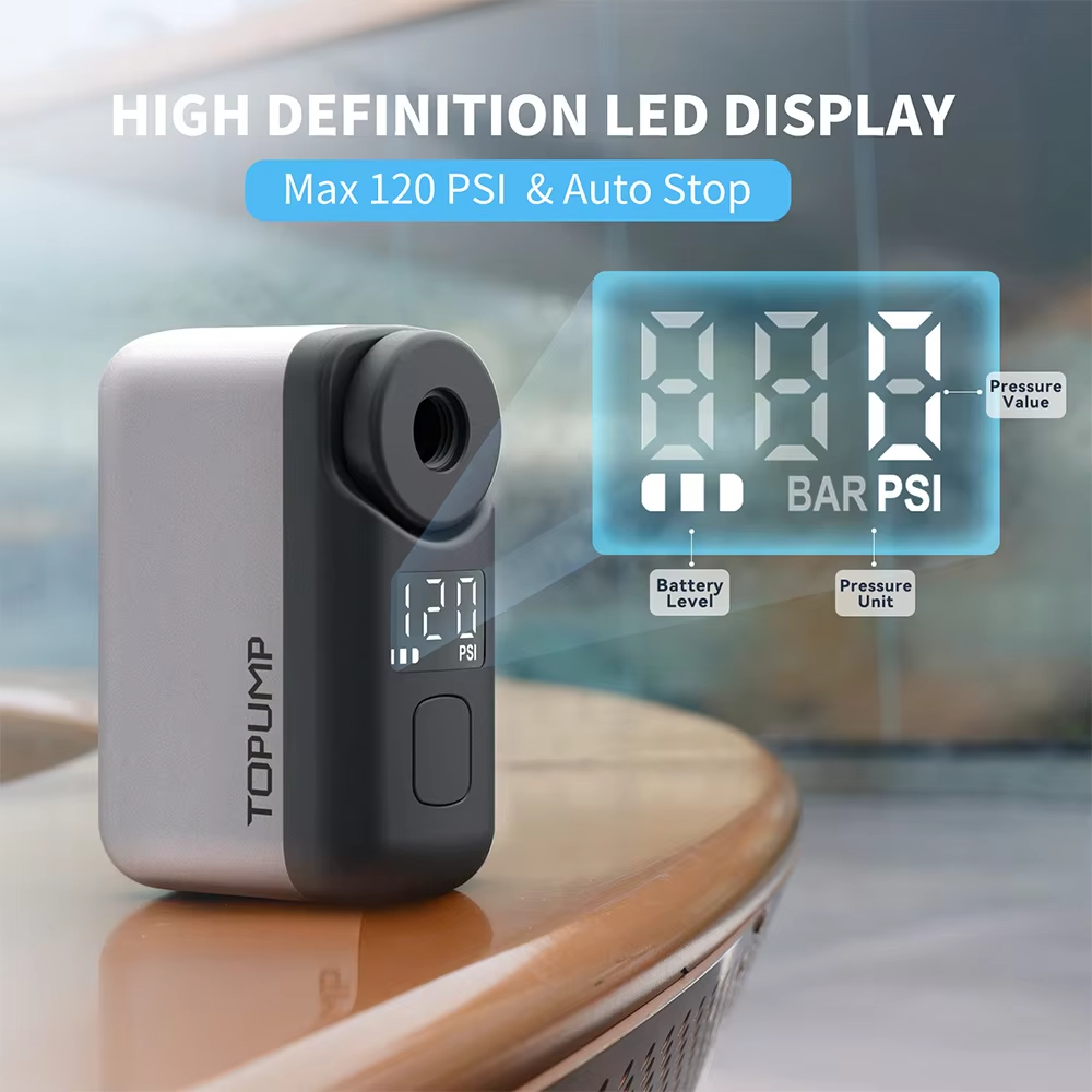 TOPUMP TB2 PRO Cordless Tire Inflator view 2