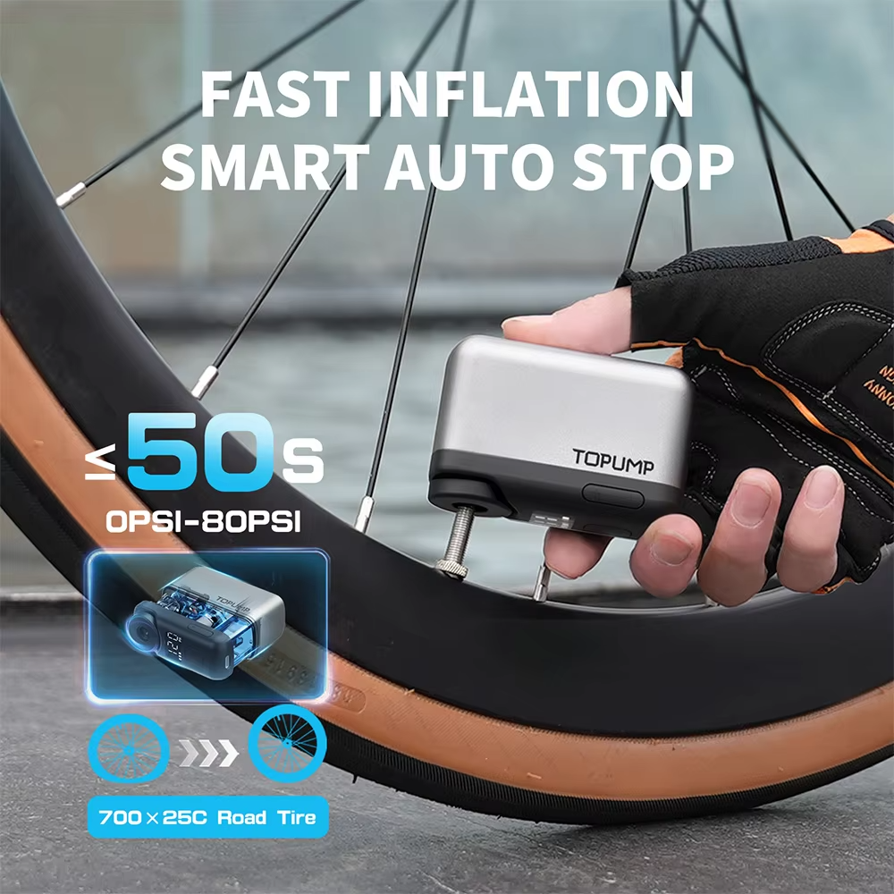 TOPUMP TB2 PRO Cordless Tire Inflator view 3
