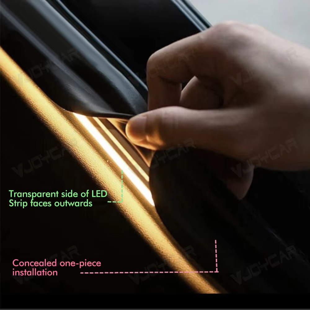 VJOYCAR Tesla LED Strip โ Waterproof Frunk/Trunk Light for Model Y/3 Highland/Juniper view 3