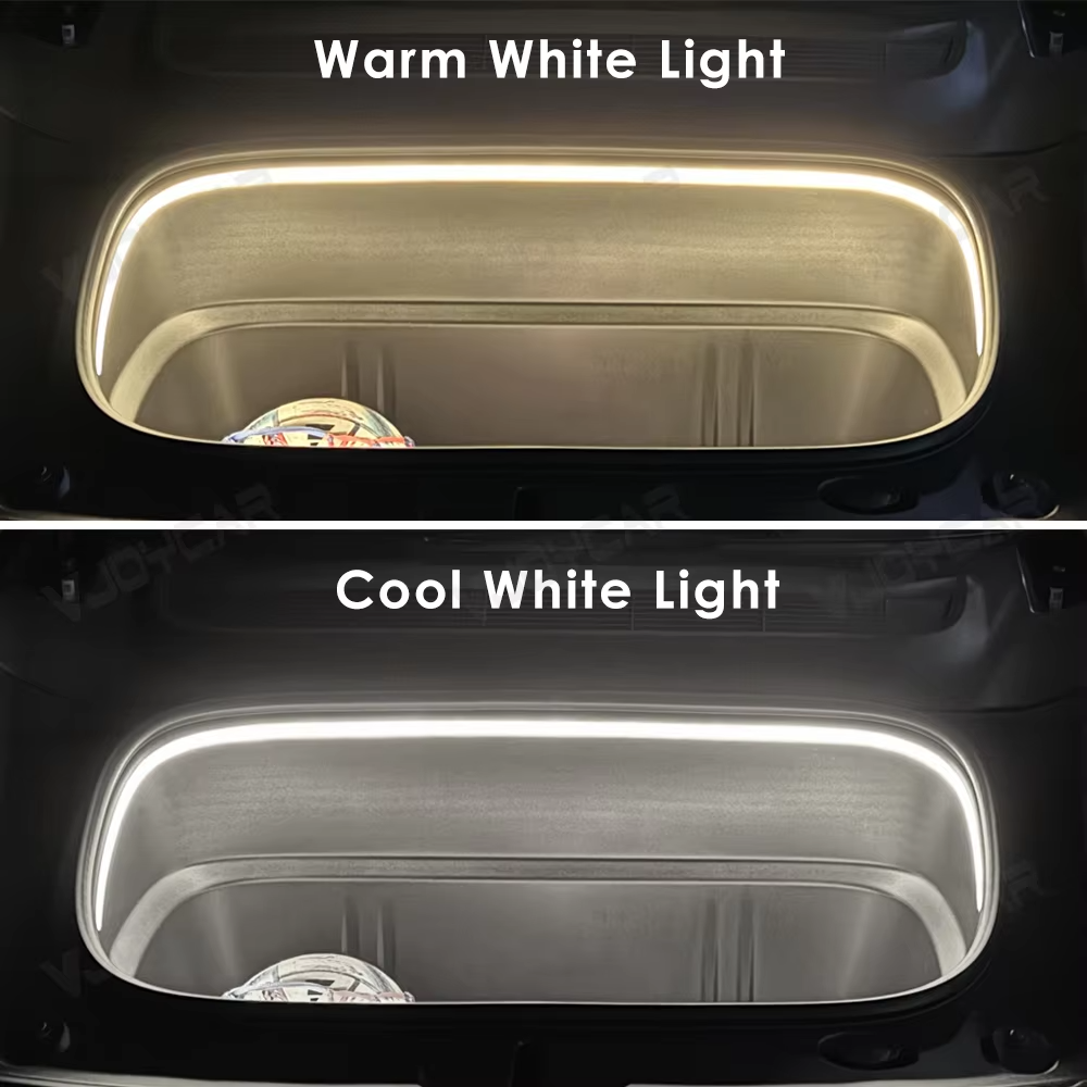 VJOYCAR Tesla LED Strip — Waterproof Frunk/Trunk Light for Model Y/3 Highland/Juniper view 6